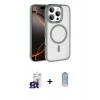 MARSİLYAN™- iPhone 16 Pro Max Kılıf Kıvılcım Prime - Siyah Joko Magic 5D Cam + Bilvis Titan Kamera Lens - TMGI
