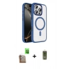 MARSİLYAN™- iPhone 16 Pro Max Kılıf Kıvılcım Prime - Siyah Joko Magic 5D Hayalet Cam + Raze Metal Kamera Lens - CLTM