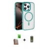 MARSİLYAN™- iPhone 16 Pro Max Kılıf Kıvılcım Prime - Siyah Joko Magic 5D Hayalet Cam + Raze Metal Kamera Lens - CLTM