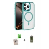 MARSİLYAN™- iPhone 16 Pro Max Kılıf Kıvılcım Prime - Siyah Joko Magic 5D Hayalet Cam + Raze Metal Kamera Lens - NLGY