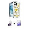 MARSİLYAN™- iPhone 16 Pro Max Kılıf Kozmos Doku - Siyah Bilvis 5in1 5D Magic Hayalet Cam Ekran Koruyucu + Bilvis Titan Kamera Lens - GS