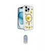 MARSİLYAN™- iPhone 16 Pro Max Kılıf Kozmos Doku - Siyah Joko Magic 5D Cam