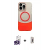 MARSİLYAN™- iPhone 16 Pro Max Kılıf Kozmos Form Özel Seri - Siyah Bilvis 3D Cam Ekran Koruyucu + Bilvis Titan Kamera Lens - SH