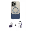MARSİLYAN™- iPhone 16 Pro Max Kılıf Kozmos Form Özel Seri - Siyah Bilvis 3X AR Hayalet Cam Ekran Koruyucu + Bilvis Titan Kamera Lens - TMGI