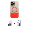 MARSİLYAN™- iPhone 16 Pro Max Kılıf Kozmos Form Özel Seri - Siyah Bilvis 3X AR Hayalet Cam Ekran Koruyucu + Bilvis Titan Kamera Lens - SH