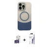MARSİLYAN™- iPhone 16 Pro Max Kılıf Kozmos Form Özel Seri - Siyah Bilvis 3X AR HD Cam Ekran Koruyucu + Bilvis Titan Kamera Lens - TMGI