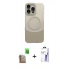 MARSİLYAN™- iPhone 16 Pro Max Kılıf Kozmos Form Özel Seri - Siyah Bilvis 3X AR HD Cam Ekran Koruyucu + Raze Metal Kamera Lens - CLTM