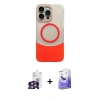 MARSİLYAN™- iPhone 16 Pro Max Kılıf Kozmos Form Özel Seri - Siyah Bilvis 5in1 5D Magic Hayalet Cam Ekran Koruyucu + Bilvis Titan Kamera Lens - GS