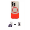 MARSİLYAN™- iPhone 16 Pro Max Kılıf Kozmos Form Özel Seri - Siyah Bilvis Hayalet Cam Ekran Koruyucu + Bilvis Titan Kamera Lens - GS