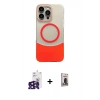 MARSİLYAN™- iPhone 16 Pro Max Kılıf Kozmos Form Özel Seri - Siyah Bilvis Hayalet Cam Ekran Koruyucu + Bilvis Titan Kamera Lens - SH