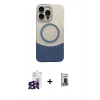 MARSİLYAN™- iPhone 16 Pro Max Kılıf Kozmos Form Özel Seri - Siyah Bilvis Hayalet Cam Ekran Koruyucu + Bilvis Titan Kamera Lens - SH