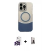 MARSİLYAN™- iPhone 16 Pro Max Kılıf Kozmos Form Özel Seri - Siyah Bilvis Hayalet Cam Ekran Koruyucu + Bilvis Titan Kamera Lens - GS