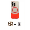 MARSİLYAN™- iPhone 16 Pro Max Kılıf Kozmos Form Özel Seri - Siyah Bilvis Hayalet Cam Ekran Koruyucu + Pers Alüminyum Kamera Lens - CLTM