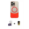 MARSİLYAN™- iPhone 16 Pro Max Kılıf Kozmos Form Özel Seri - Siyah Buffer Cam Ekran Koruyucu + Bilvis Titan Kamera Lens - GS
