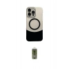 MARSİLYAN™- iPhone 16 Pro Max Kılıf Kozmos Form Özel Seri - Siyah Joko Magic 5D Hayalet Cam