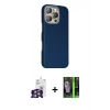 MARSİLYAN™- iPhone 16 Pro Max Kılıf Kozmos Klasik Prime - Şeffaf 360 Full Body Arka Koruyucu + Bilvis Titan Kamera Lens - GS