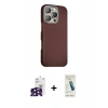 MARSİLYAN™- iPhone 16 Pro Max Kılıf Kozmos Klasik Prime - Şeffaf Pasifik Cam Ekran Koruyucu + Bilvis Titan Kamera Lens - SH