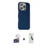 MARSİLYAN™- iPhone 16 Pro Max Kılıf Kozmos Klasik Prime - Şeffaf Pasifik Cam Ekran Koruyucu + Bilvis Titan Kamera Lens - SH
