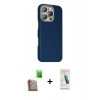 MARSİLYAN™- iPhone 16 Pro Max Kılıf Kozmos Klasik Prime - Şeffaf Pasifik Cam Ekran Koruyucu + Raze Metal Kamera Lens - CLTM