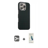MARSİLYAN™- iPhone 16 Pro Max Kılıf Kozmos Klasik Prime - Şeffaf Pasifik Cam Ekran Koruyucu + PVD Metal Kamera Lens - GS