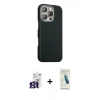 MARSİLYAN™- iPhone 16 Pro Max Kılıf Kozmos Klasik Prime - Şeffaf Pasifik Cam Ekran Koruyucu + Bilvis Titan Kamera Lens - TMGI