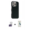 MARSİLYAN™- iPhone 16 Pro Max Kılıf Kozmos Klasik Prime - Şeffaf Pasifik Cam Ekran Koruyucu + Bilvis Titan Kamera Lens - TMGI