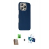 MARSİLYAN™- iPhone 16 Pro Max Kılıf Kozmos Klasik Prime - Siyah 3D Antistatik Cam Ekran Koruyucu + Raze Metal Kamera Lens - CLTM