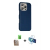 MARSİLYAN™- iPhone 16 Pro Max Kılıf Kozmos Klasik Prime - Siyah 3D Antistatik Seramik Nano Ekran Koruyucu + Raze Metal Kamera Lens - CLTM