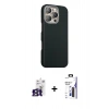 MARSİLYAN™- iPhone 16 Pro Max Kılıf Kozmos Klasik Prime - Siyah Bilvis 3X AR Hayalet Cam Ekran Koruyucu + Bilvis Titan Kamera Lens - TMGI