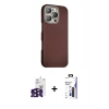 MARSİLYAN™- iPhone 16 Pro Max Kılıf Kozmos Klasik Prime - Siyah Bilvis 3X AR Hayalet Cam Ekran Koruyucu + Bilvis Titan Kamera Lens - SH