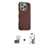 MARSİLYAN™- iPhone 16 Pro Max Kılıf Kozmos Klasik Prime - Siyah Bilvis 3X AR Hayalet Cam Ekran Koruyucu + Bilvis Titan Kamera Lens - TMGI