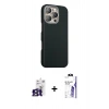MARSİLYAN™- iPhone 16 Pro Max Kılıf Kozmos Klasik Prime - Siyah Bilvis 3X AR HD Cam Ekran Koruyucu + Bilvis Titan Kamera Lens - TMGI