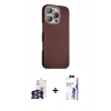 MARSİLYAN™- iPhone 16 Pro Max Kılıf Kozmos Klasik Prime - Siyah Bilvis 3X AR HD Cam Ekran Koruyucu + Bilvis Titan Kamera Lens - GS