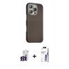 MARSİLYAN™- iPhone 16 Pro Max Kılıf Kozmos Klasik Prime - Siyah Bilvis 3X AR HD Cam Ekran Koruyucu + Bilvis Titan Kamera Lens - TMGI