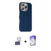 MARSİLYAN™- iPhone 16 Pro Max Kılıf Kozmos Klasik Prime - Siyah Bilvis 5in1 3D Magic Cam Ekran Koruyucu + Bilvis Titan Kamera Lens - TMGI