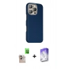 MARSİLYAN™- iPhone 16 Pro Max Kılıf Kozmos Klasik Prime - Siyah Bilvis 5in1 3D Magic Cam Ekran Koruyucu + Raze Metal Kamera Lens - NLGY