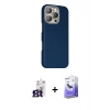 MARSİLYAN™- iPhone 16 Pro Max Kılıf Kozmos Klasik Prime - Siyah Bilvis 5in1 5D Magic Hayalet Cam Ekran Koruyucu + Titanyum Gri Bilvis Titan Kamera Lens