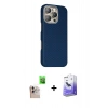 MARSİLYAN™- iPhone 16 Pro Max Kılıf Kozmos Klasik Prime - Siyah Bilvis 5in1 5D Magic Hayalet Cam Ekran Koruyucu + Raze Metal Kamera Lens - NLGY