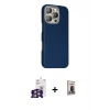MARSİLYAN™- iPhone 16 Pro Max Kılıf Kozmos Klasik Prime - Siyah Bilvis Hayalet Cam Ekran Koruyucu + Bilvis Titan Kamera Lens - GS