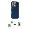 MARSİLYAN™- iPhone 16 Pro Max Kılıf Kozmos Klasik Prime - Siyah Bilvis Hayalet Cam Ekran Koruyucu + Raze Metal Kamera Lens - NLGY