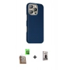 MARSİLYAN™- iPhone 16 Pro Max Kılıf Kozmos Klasik Prime - Siyah Bilvis Hayalet Cam Ekran Koruyucu + Raze Metal Kamera Lens - CLTM