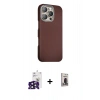 MARSİLYAN™- iPhone 16 Pro Max Kılıf Kozmos Klasik Prime - Siyah Bilvis Hayalet Cam Ekran Koruyucu + Bilvis Titan Kamera Lens - SH