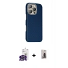 MARSİLYAN™- iPhone 16 Pro Max Kılıf Kozmos Klasik Prime - Siyah Bilvis Hayalet Cam Ekran Koruyucu + Bilvis Titan Kamera Lens - SH