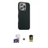 MARSİLYAN™- iPhone 16 Pro Max Kılıf Kozmos Klasik Prime - Siyah Buffer Cam Ekran Koruyucu + Bilvis Titan Kamera Lens - GS