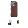 MARSİLYAN™- iPhone 16 Pro Max Kılıf Kozmos Klasik Prime - Siyah Buffer Cam Ekran Koruyucu + Bilvis Titan Kamera Lens - GS