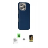 MARSİLYAN™- iPhone 16 Pro Max Kılıf Kozmos Klasik Prime - Siyah Buffer Cam Ekran Koruyucu + Raze Metal Kamera Lens - BZ