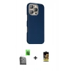MARSİLYAN™- iPhone 16 Pro Max Kılıf Kozmos Klasik Prime - Siyah Buffer Cam Ekran Koruyucu + Raze Metal Kamera Lens - SH