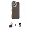MARSİLYAN™- iPhone 16 Pro Max Kılıf Kozmos Klasik Prime - Siyah Buffer Hayalet Cam Ekran Koruyucu + Bilvis Titan Kamera Lens - TMGI