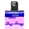 MARSİLYAN™- iPhone 16 Pro Max Kılıf Kozmos Klasik Prime - Siyah Buffer Hayalet Cam Ekran Koruyucu + PVD Metal Kamera Lens - GD