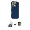 MARSİLYAN™- iPhone 16 Pro Max Kılıf Kozmos Klasik Prime - Siyah Buffer Hayalet Cam Ekran Koruyucu + Bilvis Titan Kamera Lens - GS